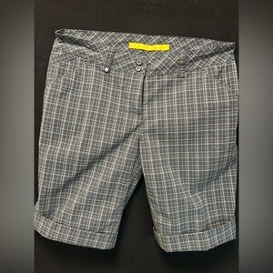 Lole Gray Plaid Women's Golf Shorts